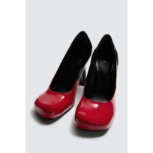 ZARA LEATHER HEELED SHOES HARRY LAMBERT FOR ZARA X DISNEY